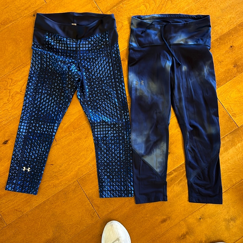 Two pair women’s under armour leggings